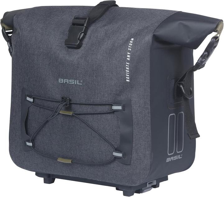 Actual product image Basil Navigator Storm (13 l, Rear rack bag)