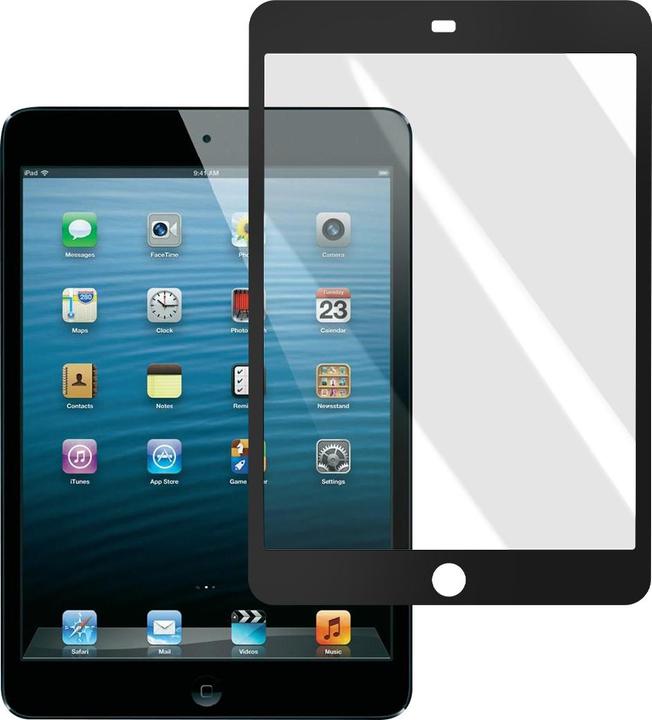 Produktbild Moshi iVisor XT Bildschirmschutz für iPad mini/Retina/3 Schwarzer Rahmen (1 Stk., Apple iPad mini 2012, Apple iPad mini 2013, Apple iPad mini 2014, Apple iPad mini 2015)