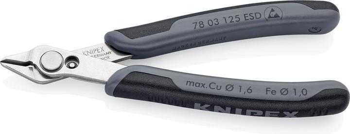 Produktbild Knipex Electronic Super Knips ESD (125 mm)