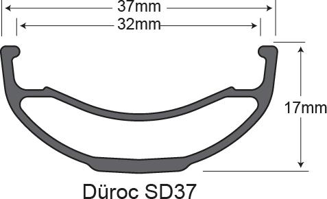 Produktbild SUNringlé Düroc SD37 Rim (27.50")