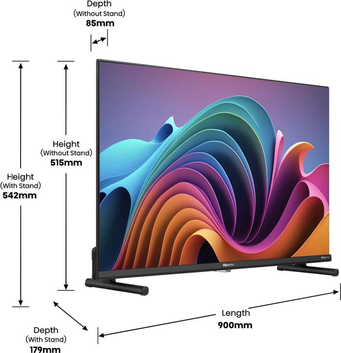 Produktbild Hisense TV 32A5NQ (32", A5N, QLED, Full HD, 2024)