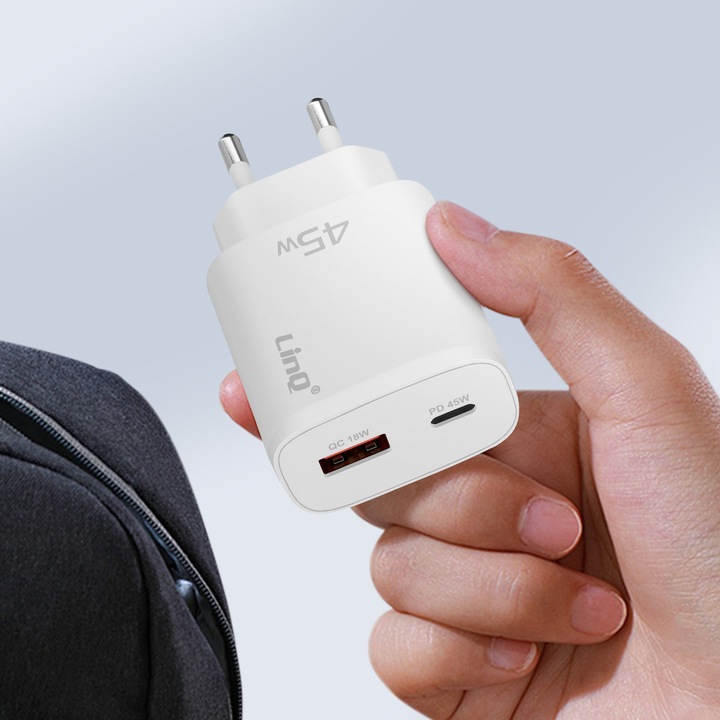 Immagine prodotto LinQ Alimentatore USB / USB-C (45 W)