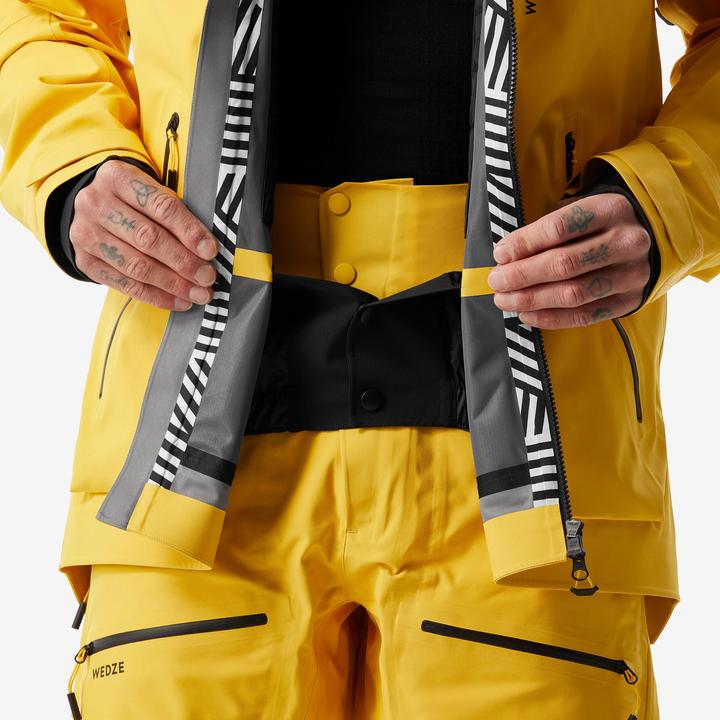 Produktbild Wedze Skijacke Herren warm und atmungskativ - FR500 gelb (XL)