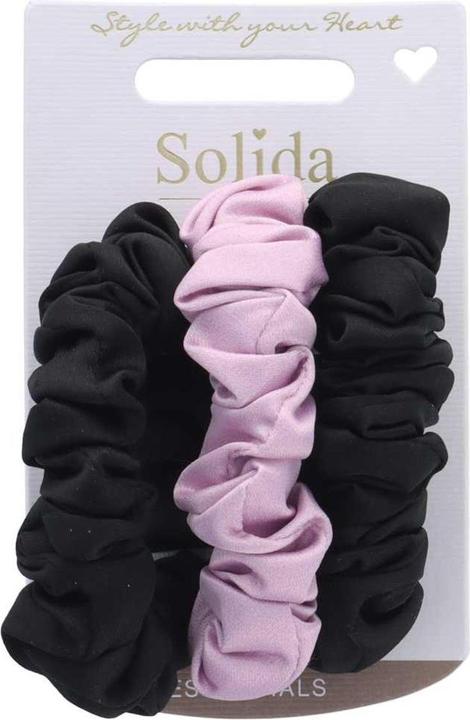 Produktbild Solida Scrunchie-Set mit Satin-Optik (Haargummi)