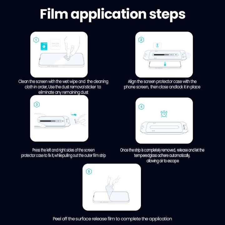 Actual product image NoName Nillkin Privacy Iphone 17 Schwarz (1 pcs., Apple iPhone 17)