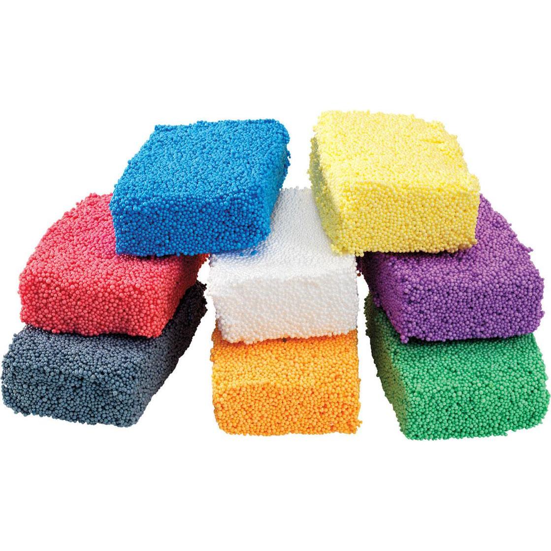 Colorations, Künstlerfarbe + Bastelfarbe, Färbungen – Foam Clay Color, 8er-Set (8er-Set)
