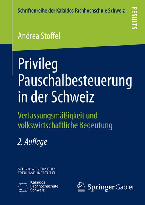 Produktbild Privileg Pauschalbesteuerung in der Schweiz (Deutsch, Andrea Stoffel, 2014)
