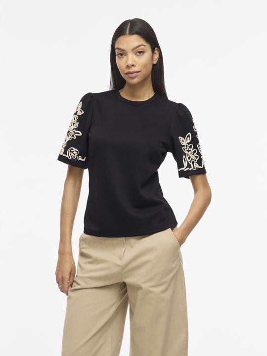 Produktbild Vila VIMIA Rundhals Sweatshirt mit kurzen Ärmeln (XL)