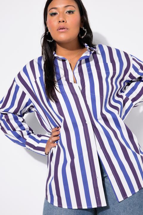Produktbild Studio Untold Hemdbluse, oversized, Streifen, Langarm (60)