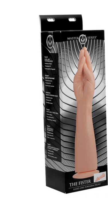 Actual product image Master Series The Fister Hand and Forearm Dildo