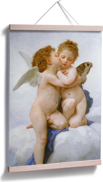 Immagine prodotto Trenddeko Bouguereau - Il primo bacio (70 x 100 cm)