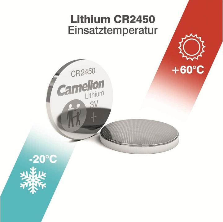 Productafbeelding Camelion Lithium (5 Pcs., CR2450, 550 mAh)