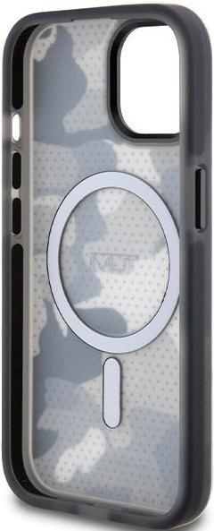 Actual product image Tumi TUHMP15STCAMK iPhone 15 / 14 / 13 6.1" czarny/black hardcase Frosted Camo Print MagSafe (Apple iPhone 15)