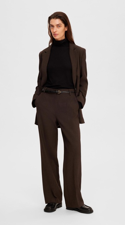 Immagine prodotto Selected Femme Pantaloni da abito dal taglio ampio (W34/L32)