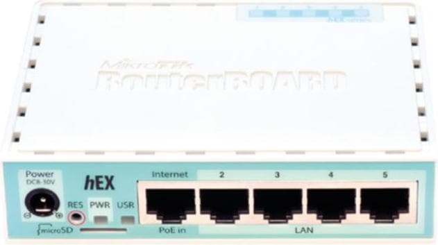 Actual product image MikroTik Rb750gr3 Hex