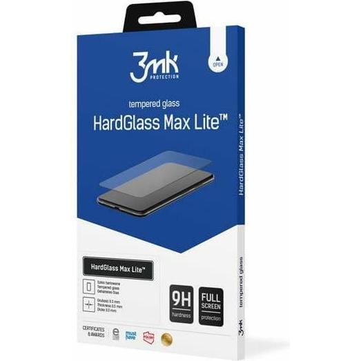 3Mk Nero Hardglass Max Lite Poco C50 Czarny/, Vetro A Schermo Intero (1 Pz., Xiaomi Poco C50), Pellicola Protettiva Smartphone,