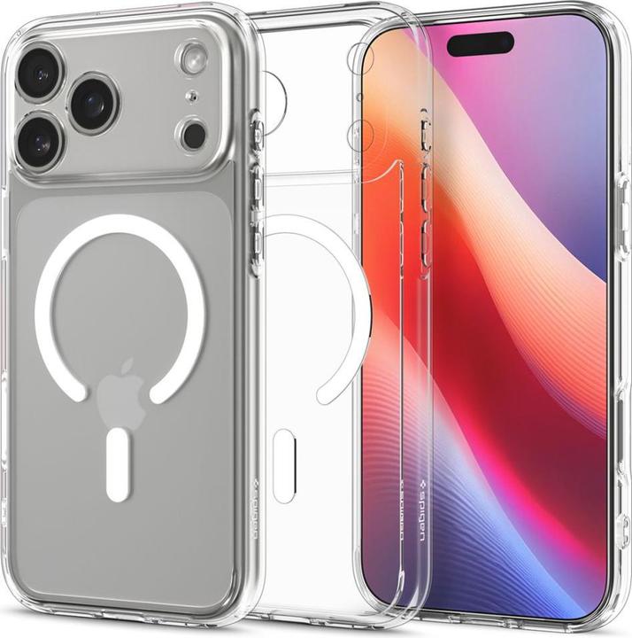 Produktbild Spigen - Ultra Hybrid MagSafe - iPhone 17 Pro Max - Clear/White (Apple iPhone 17 Pro Max)