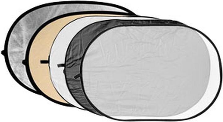 Image du produit Godox 5 in 1 Soft or, argent, noir, blanc, écran réflecteur transparent 120x180cm (Réflecteur rabattable)