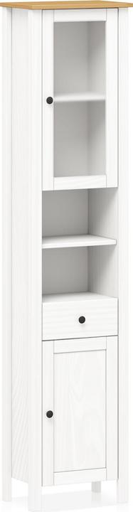 Black, Pine white lacquered with beech-coloured lacquered tops