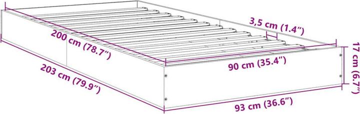 Actual product image vidaXL Kees (90 x 200 cm)