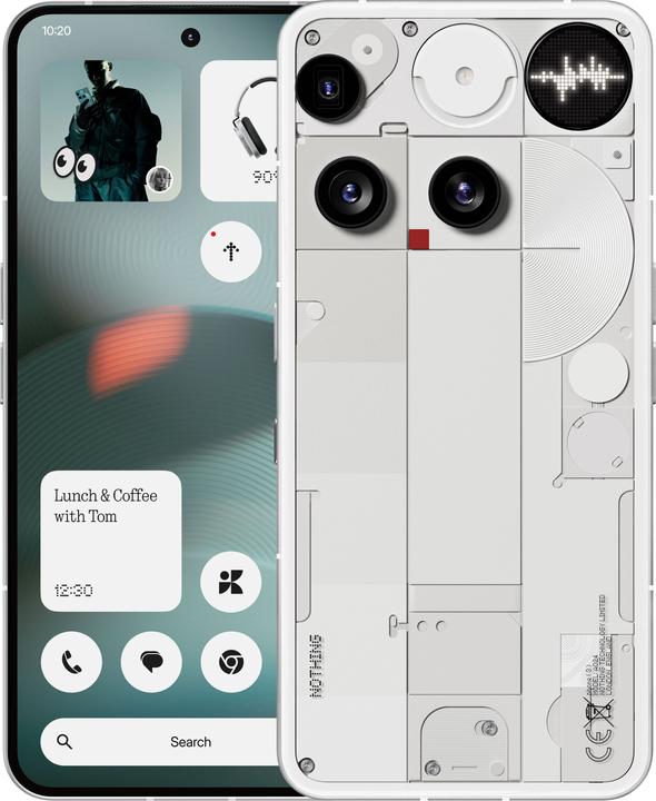 Nothing Nothing Phone (3) (256 GB, White, 6.67", Dual SIM, 5G)