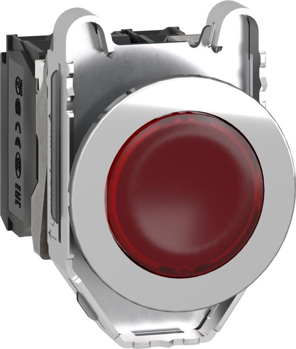 Actual product image Schneider Electric Illuminated pushbutton Harmony XB4F 30mm 1OE+1S red 230V