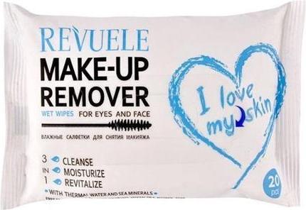 Revuele Feuchttücher Make-up-Entferner mit Meeresmineralien (Make-Up Entferner)