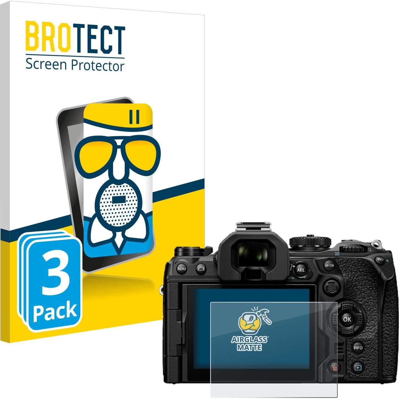 BROTECT AirGlass Panzerglasfolie Matt (Displayschutz), Kameraschutz, Transparent