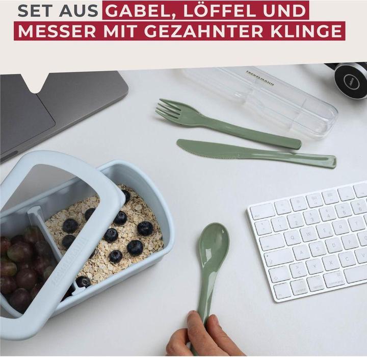 Produktbild Fackelmann Besteck-Set to go Be The Move 4-teilig, Grün