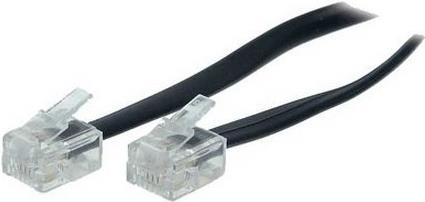 S-Conn Connection cable 6/4 10 m Western/Western (RJ 11)