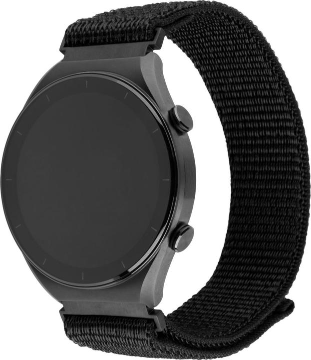 Produktbild Fixed Nylon rem til Smartwatch Universal 22 mm Sort (Nylon)