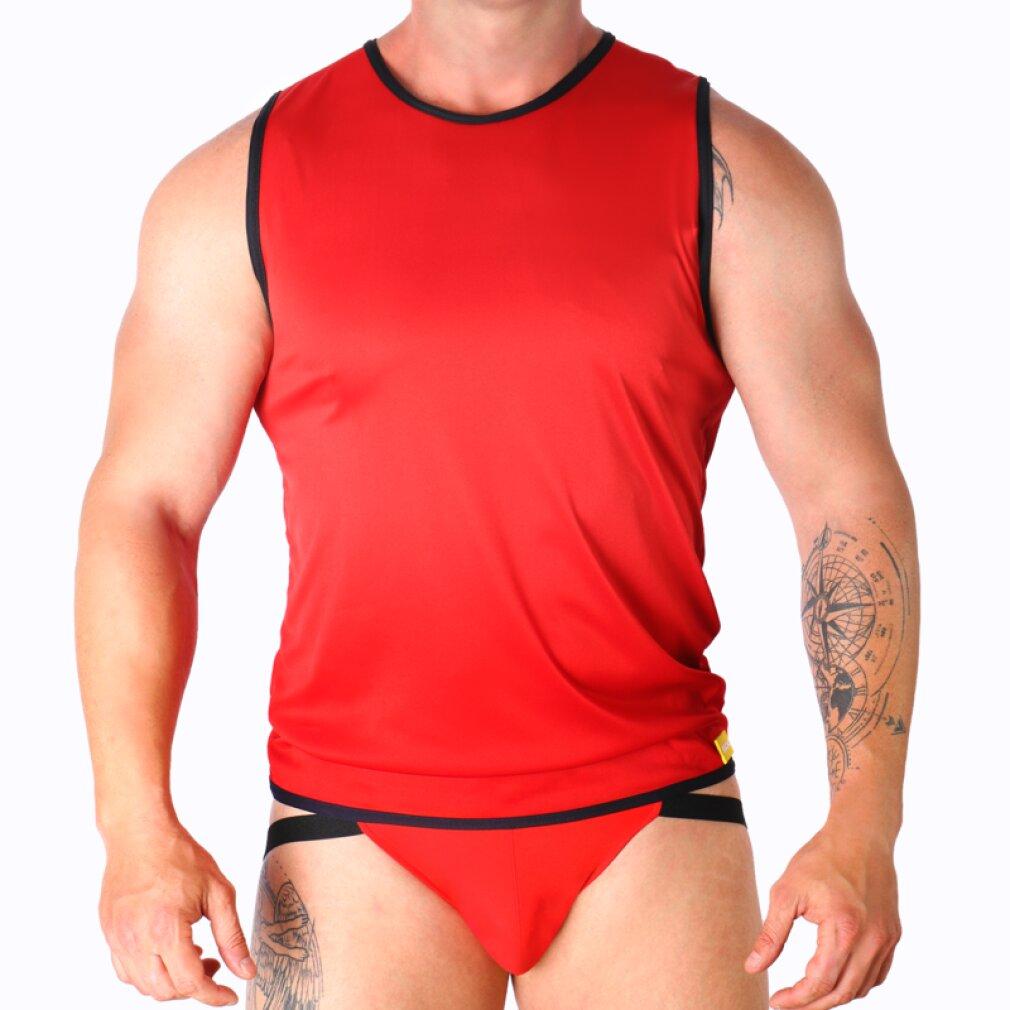 Thumbnail - Macho Underwear, Herren, Shirt, M?Nnliches Rotes Hemd S/M, Rot, (M)