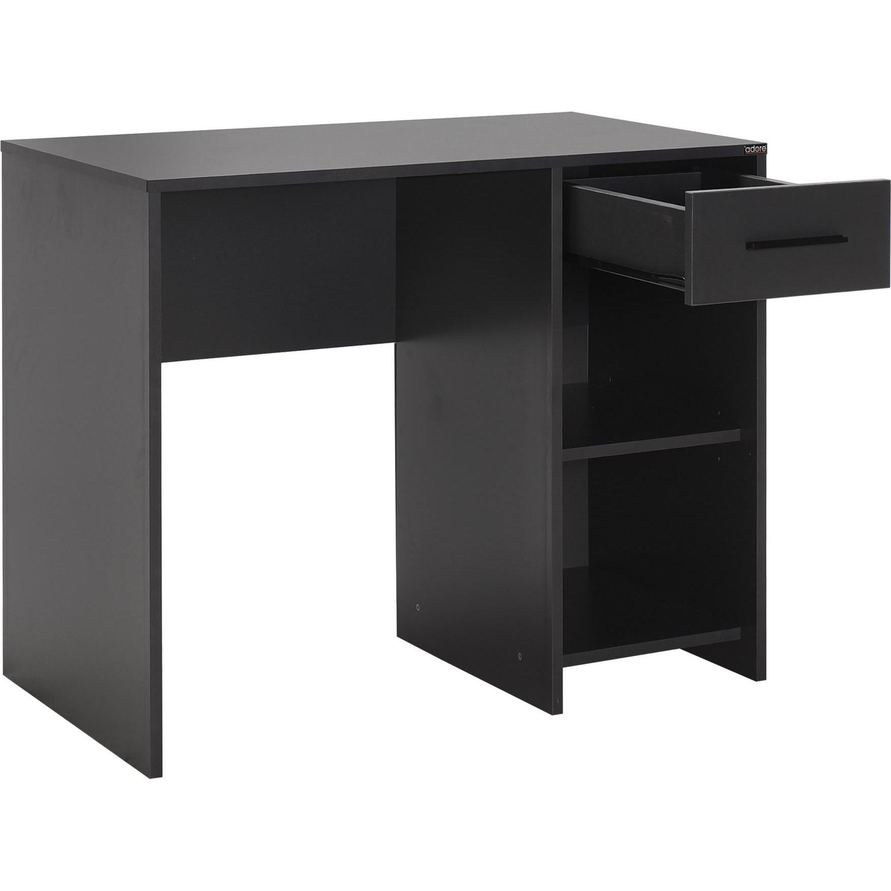 Kalune Design, Schreibtisch, Study Desk Black (90 x 75 x 52 cm)