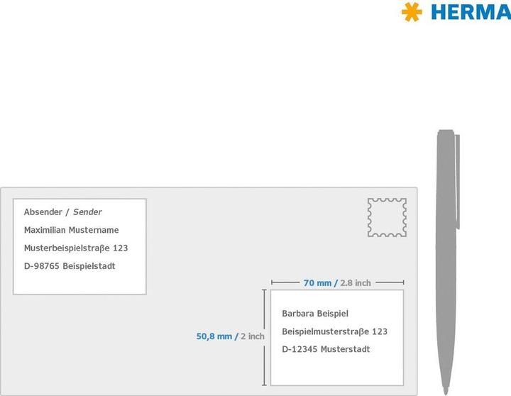 Image du produit HERMA Étiquettes universelles A4