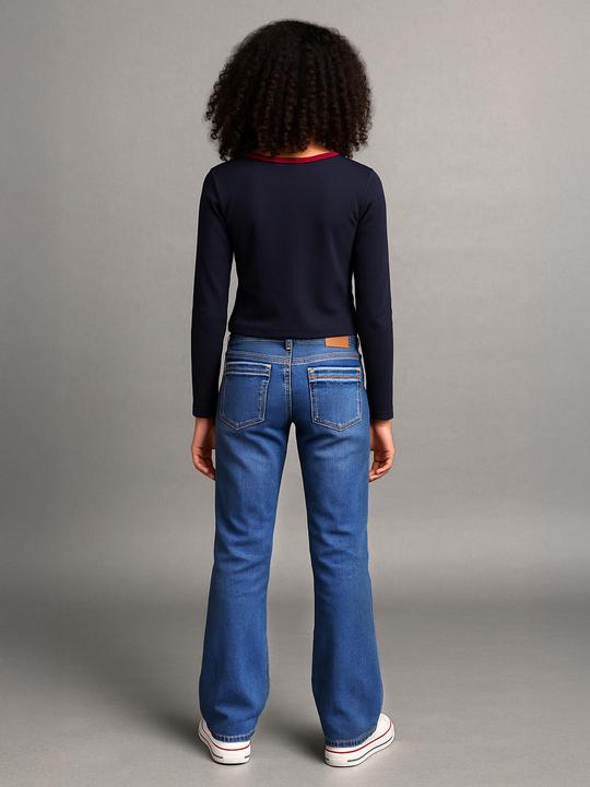 Actual product image Jonen Mädchen Flared-Jeans (146)