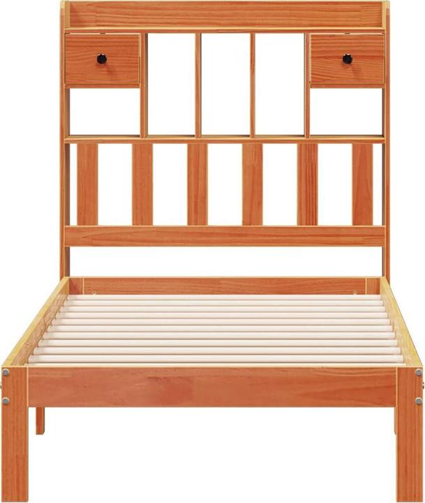 Produktbild vidaXL Bett mit Regal (75 x 190 cm)