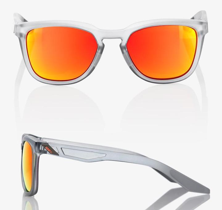 Actual product image 100% Hudson (Soft Tact Transluscent Crystal Grey, HiPer Red Multilayer Mirror)