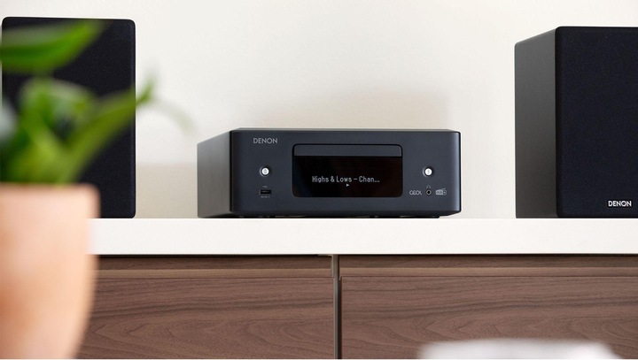 Immagine prodotto Denon CEOL N12 DAB (Airplay, Multisala, Spotificare collegare, WiFi, Bluetooth, Lettore CD, 2x 65 W)