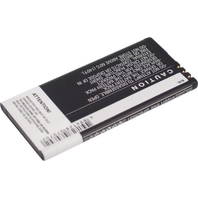 CoreParts Battery for Nokia Mobile (Akku), Mobilgerät Ersatzteile, Schwarz
