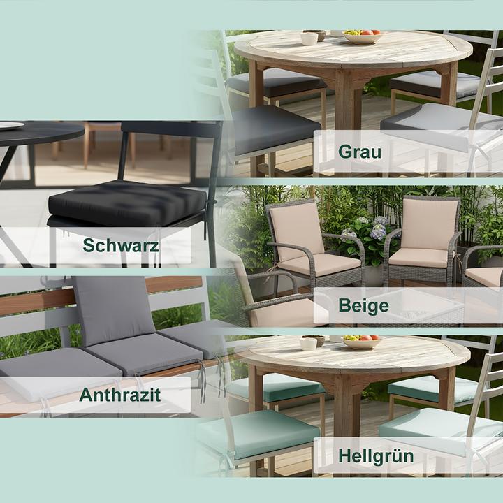 Image du produit Relaxdays 4 coussins chaise