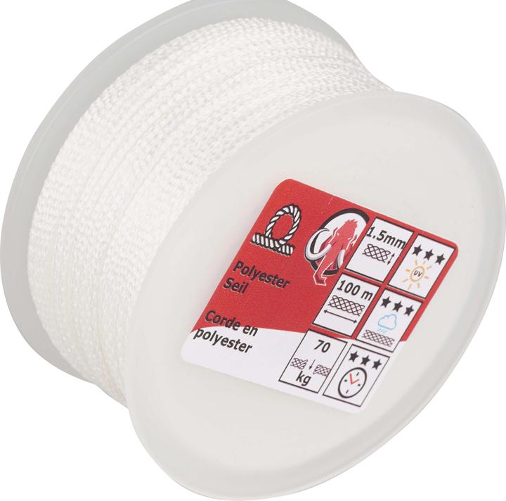 Image du produit Mamutec Corde en polyester 1.5 mm 100 m (100 m)