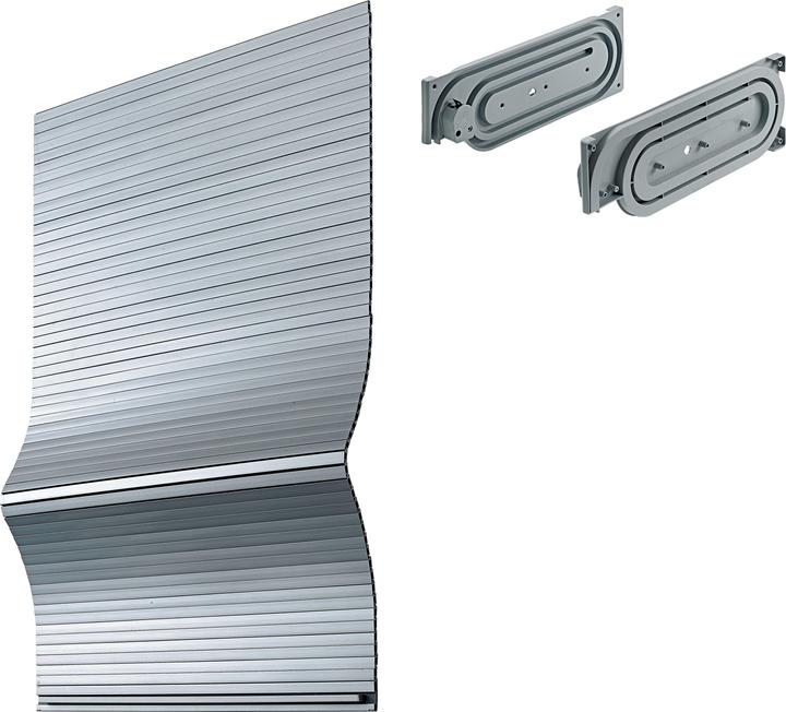 Produktbild Hettich Schrankrollladen (Rollladen für Schrank, 500x900x350mm ohne Schiene (1 Stk.)
