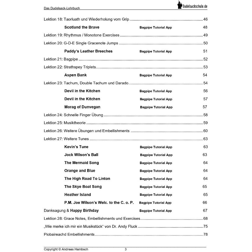 Thumbnail - Das Dudelsack-Lehrbuch inkl. App-Kooperation, Sachbücher von Andreas Hambsch