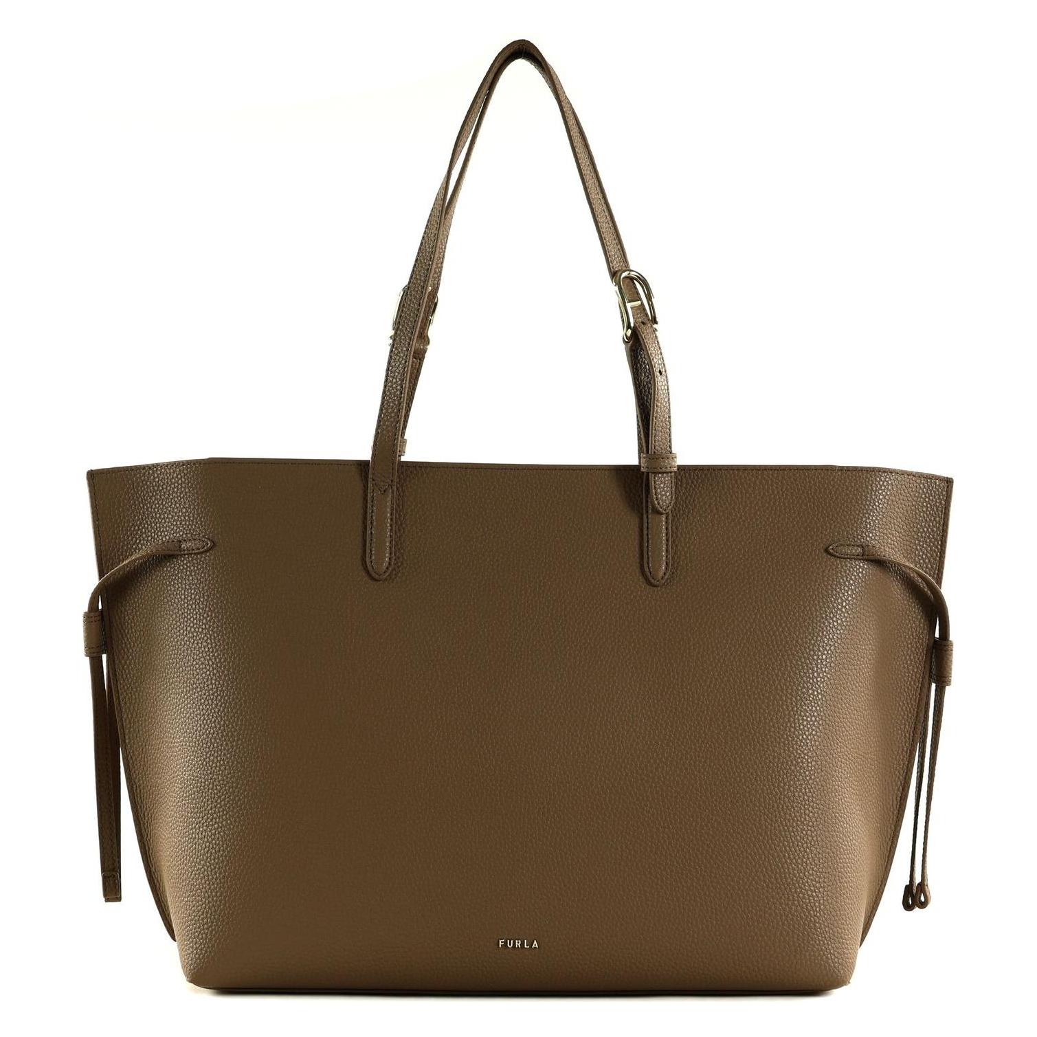 Furla, Damen, Handtasche, Ava Tote With Zip, Braun