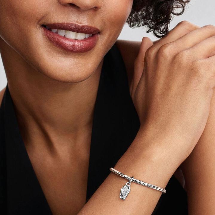 Image du produit Pandora Breloque cercueil ouvrable phosphorescente (Argent 925, Émail)