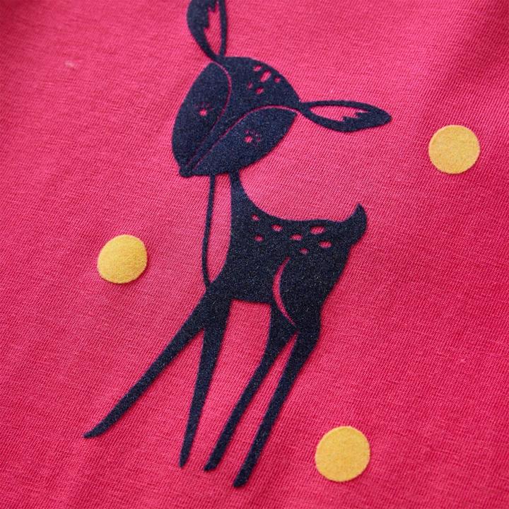 Immagine prodotto VidaXL Camicia a maniche lunghe per bambini rosa acceso 116,Materiale: 95% cotone (116)