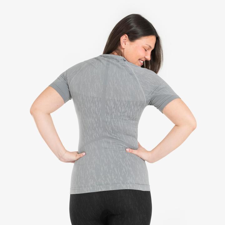 Actual product image Kipsta Vest short sleeve functional shirt polyester with pattern (XS)