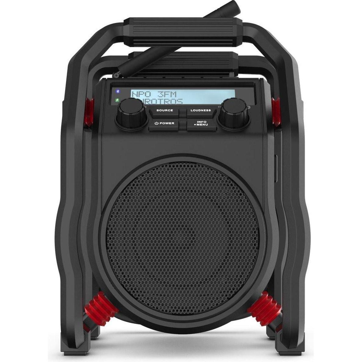 PerfectPro Radio da cantiere UBOX 400R (DAB, FM, Bluetooth), Radio, Nero