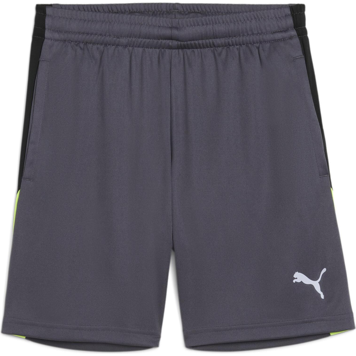 Puma, Jungen, Sporthose, IndividualLIGA Training Shorts 2 Jr (open pockets) (116), Grau, 116
