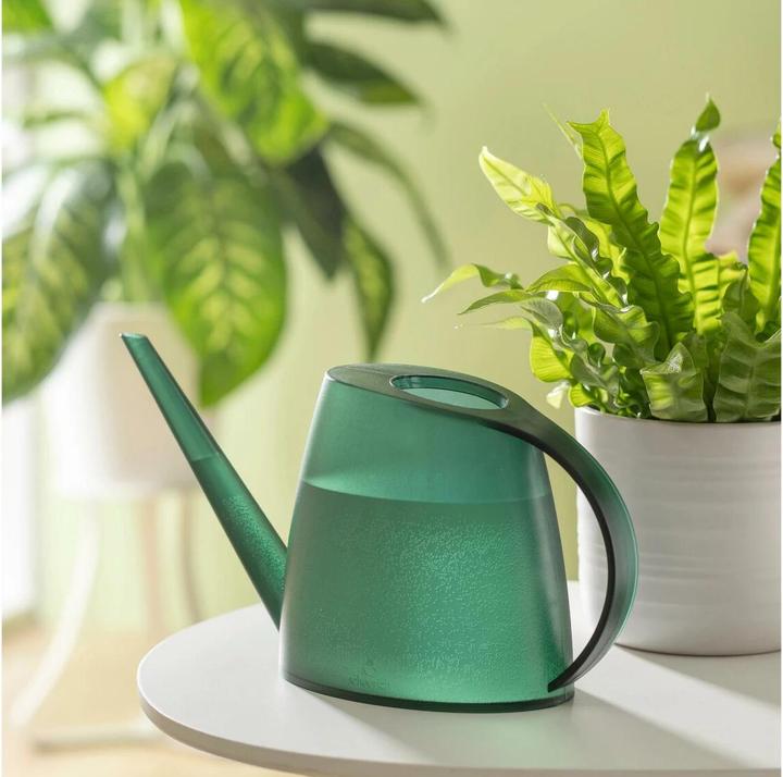 Productafbeelding Scheurich Lilly 16, kunststof gieter/kan Kleur: Helder Viridian, 31,06 cm breed, 7,706 cm (1.50 l)